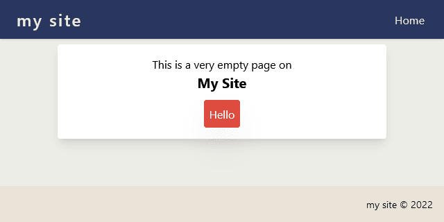 screenshot of index.tsx page with Tailwind CSS